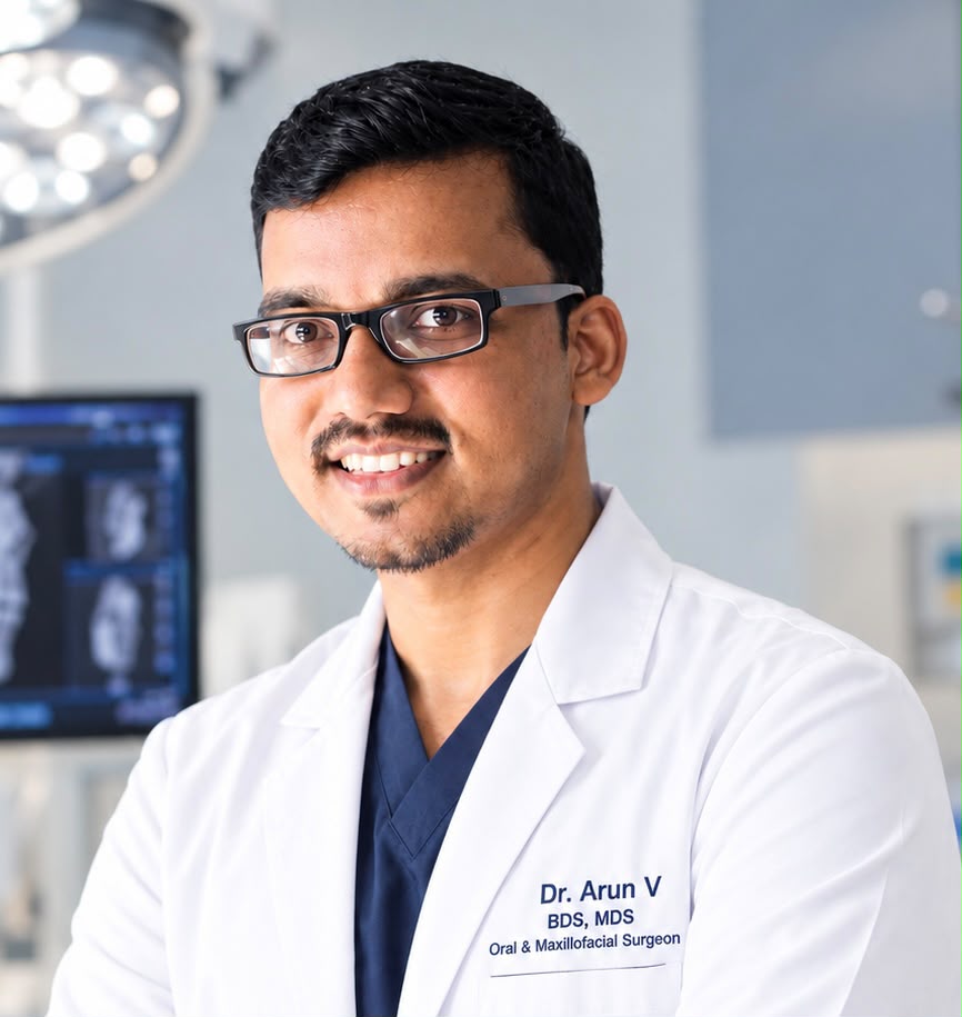 Dr. Arun V., Oral & Maxillofacial Surgeon